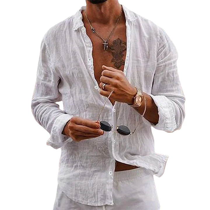 Luca - Camicia Elegante in Lino