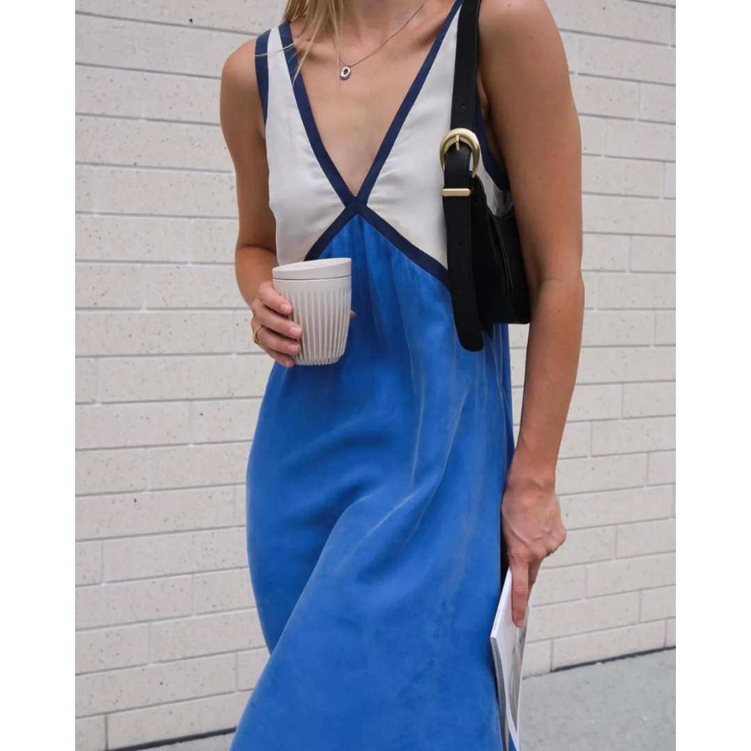Tessa - Abito Elegante con V Fit