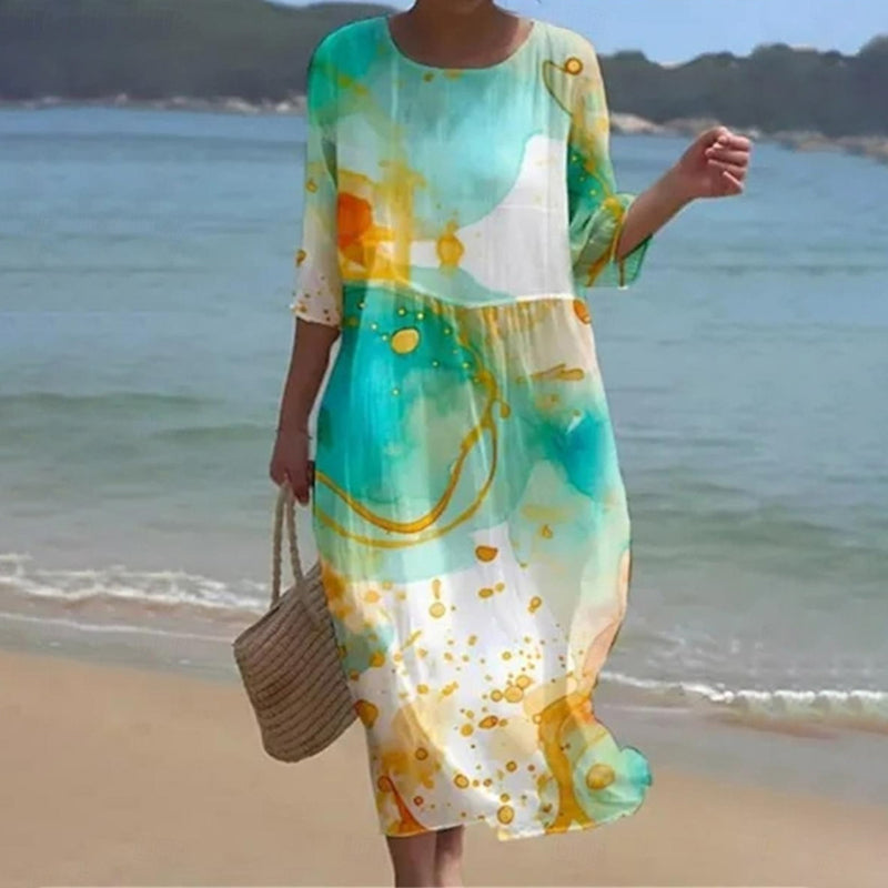 Mara - Abito Elegante con Fiori