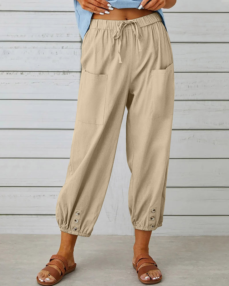Monica - Pantaloni Eleganti a Larghezza Ampia