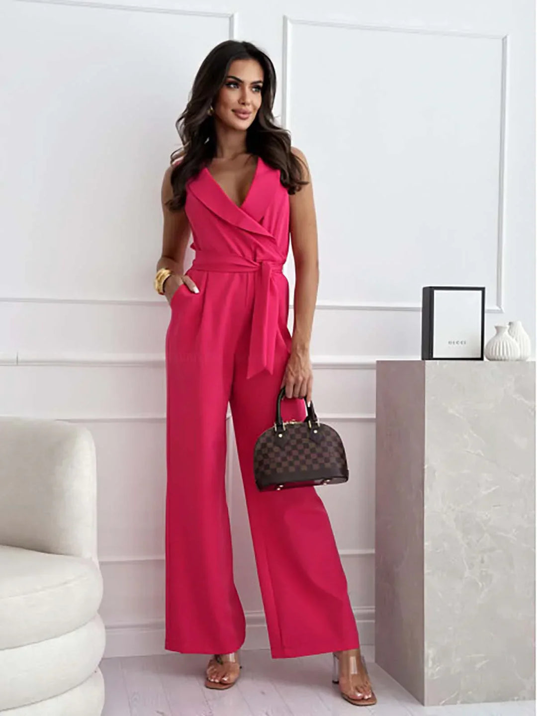 Elisa - Pantaloni Salopette Eleganti e Sexy