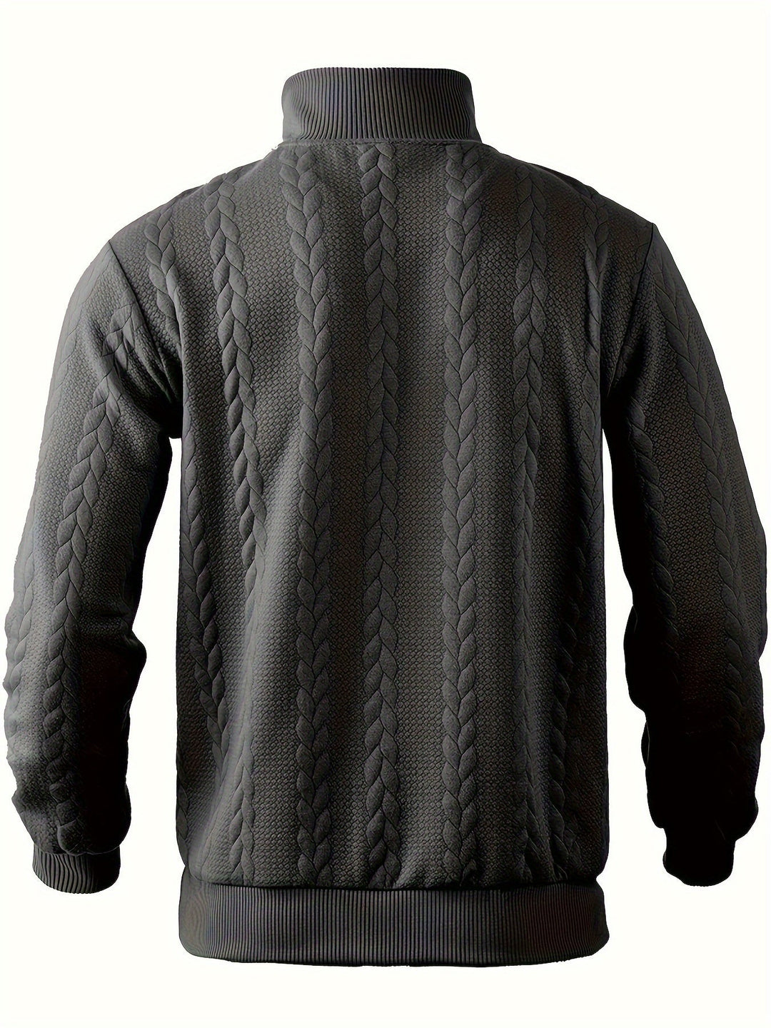 Leo - Uomo Vintage Maglione in Cashmere con Zip