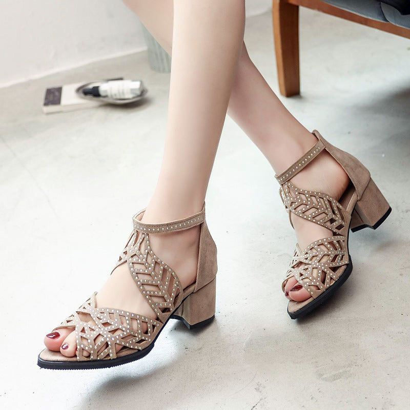 Rosa - Tacchi Boho Eleganti per Donna