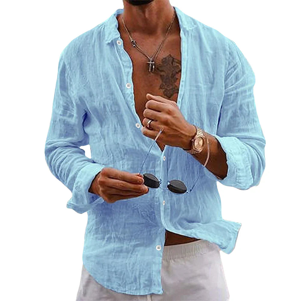 Luca - Camicia Elegante in Lino