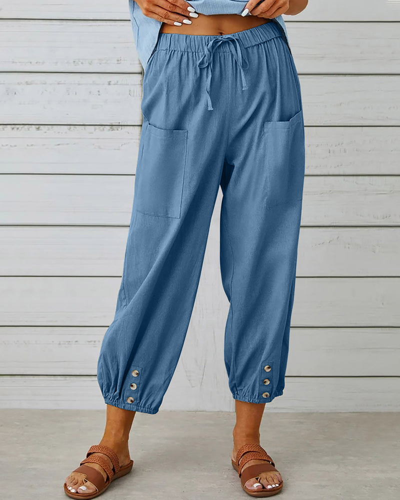 Monica - Pantaloni Eleganti a Larghezza Ampia