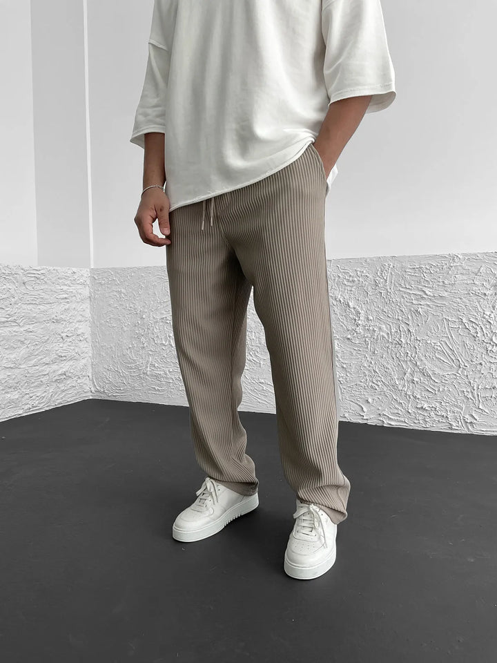 Paolo - Pantaloni in Spandex a Costine per il Comfort