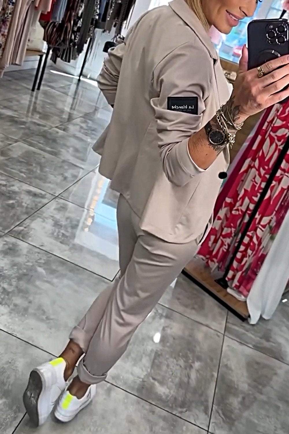 Nina - Giacca e Pantaloni Eleganti in Cotone
