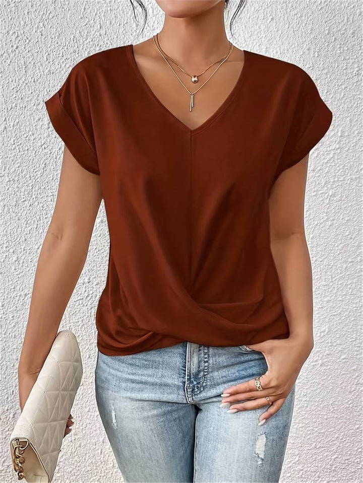 Paola - Elegante T-shirt a maniche corte