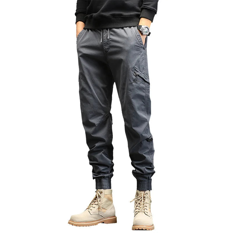 Mario - Pantaloni Cargo Multi-Tasche in Spandex