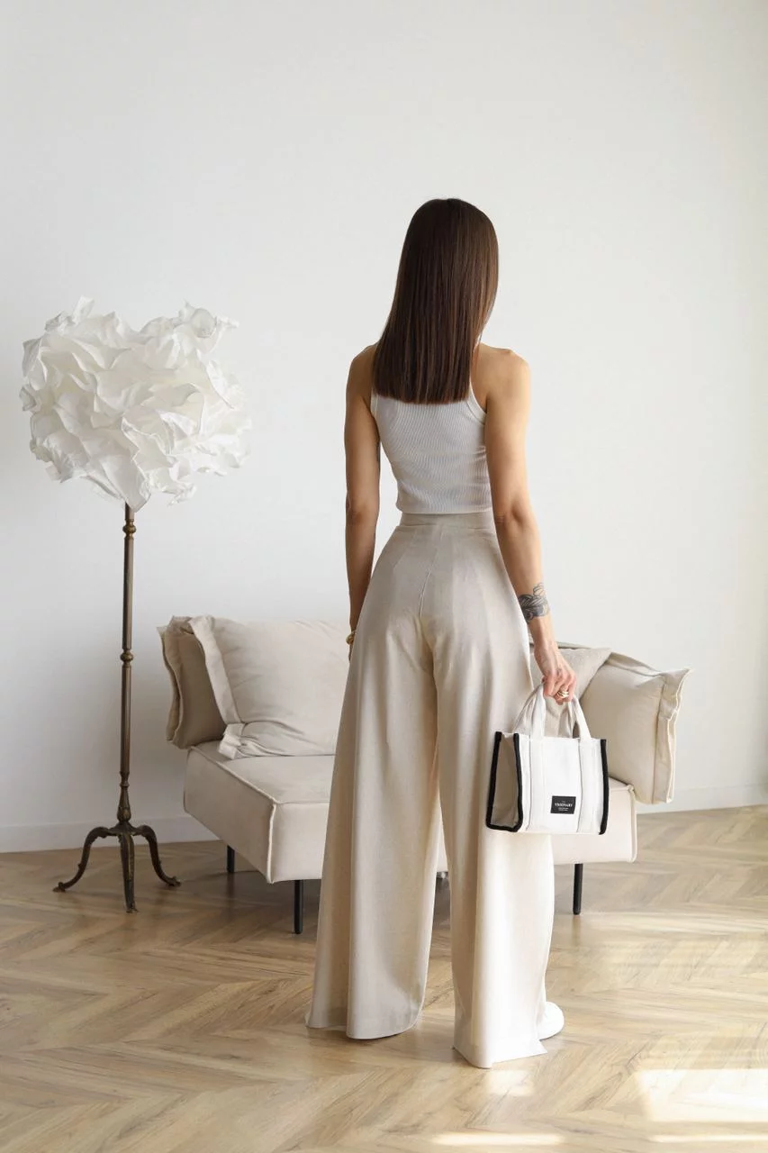 Elisa - Pantaloni lunghi in lino