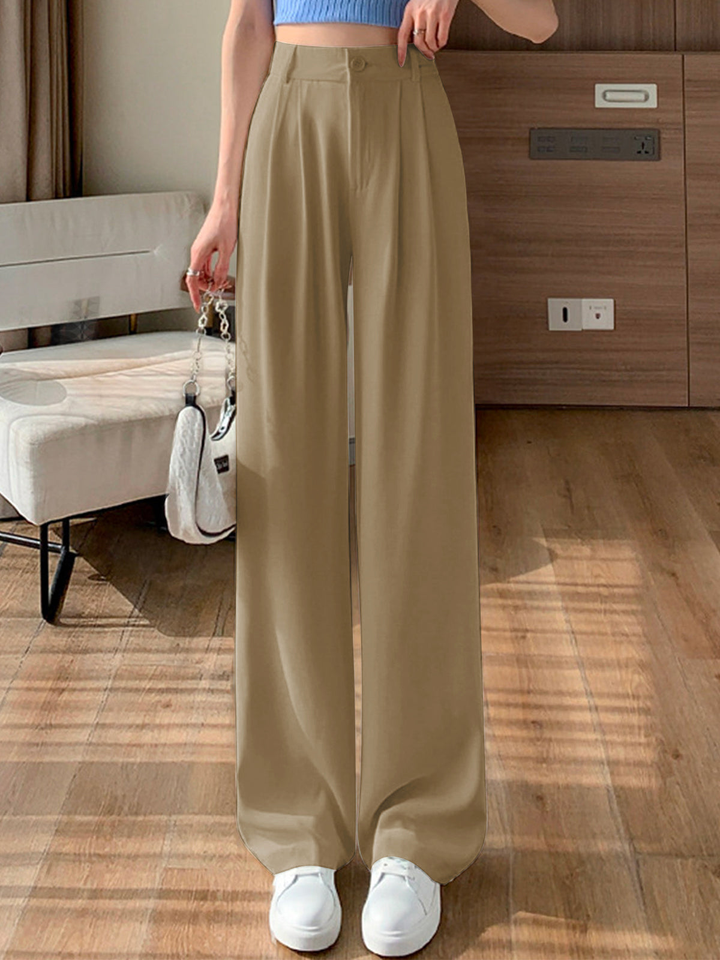 Emma - Pantaloni in Lino a Gamba Larga