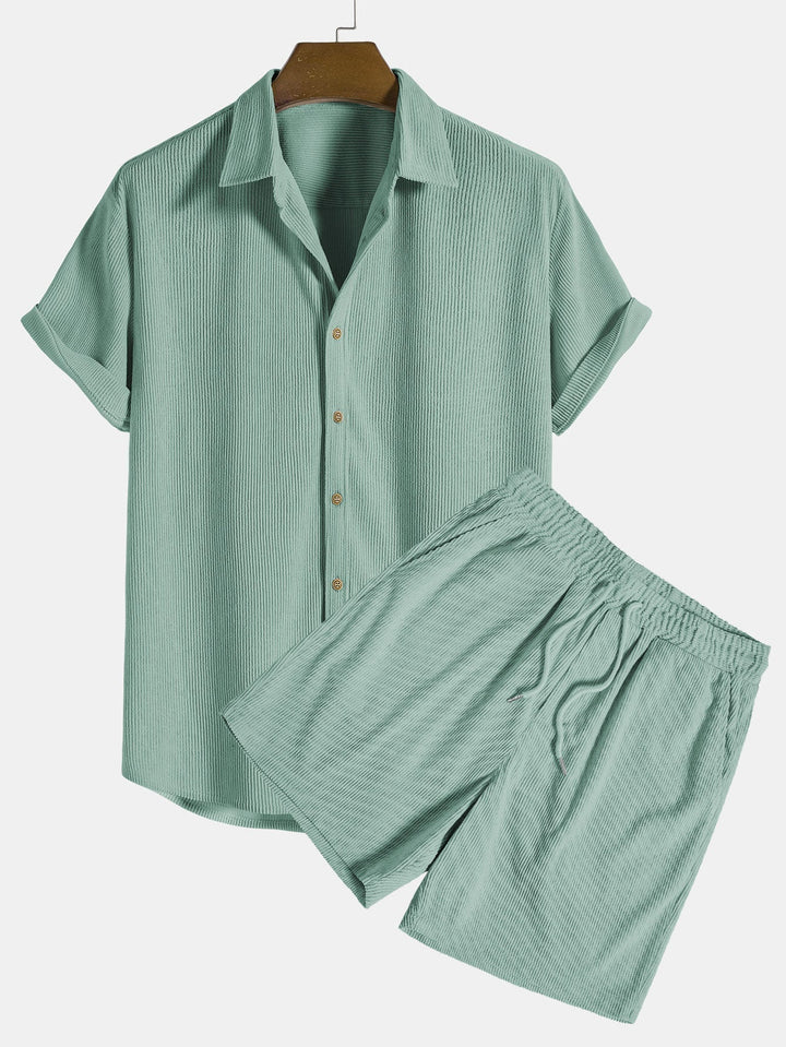 Set di pantaloni in velluto a coste