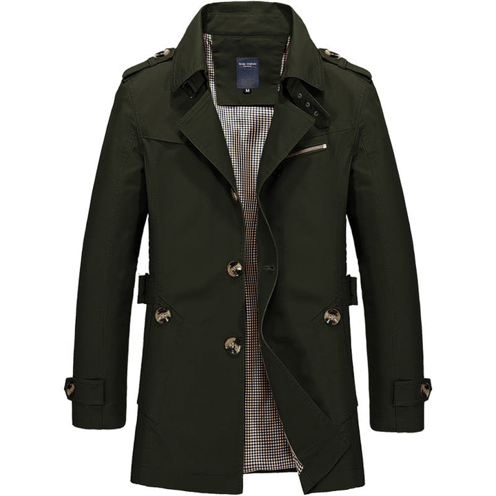 Enzo - Giacca Windbreaker con Fodera in Pile
