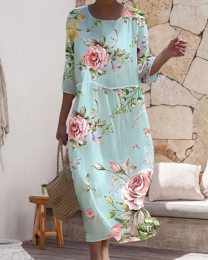 Mara - Abito Elegante con Fiori