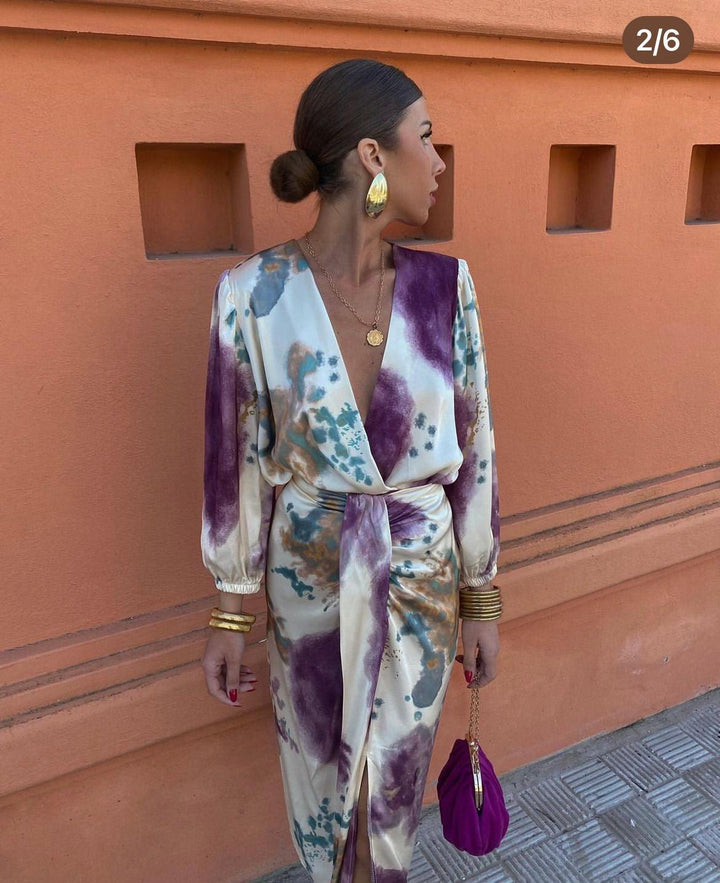 Giulia - Elegante Abito da Sera con Scollatura a V
