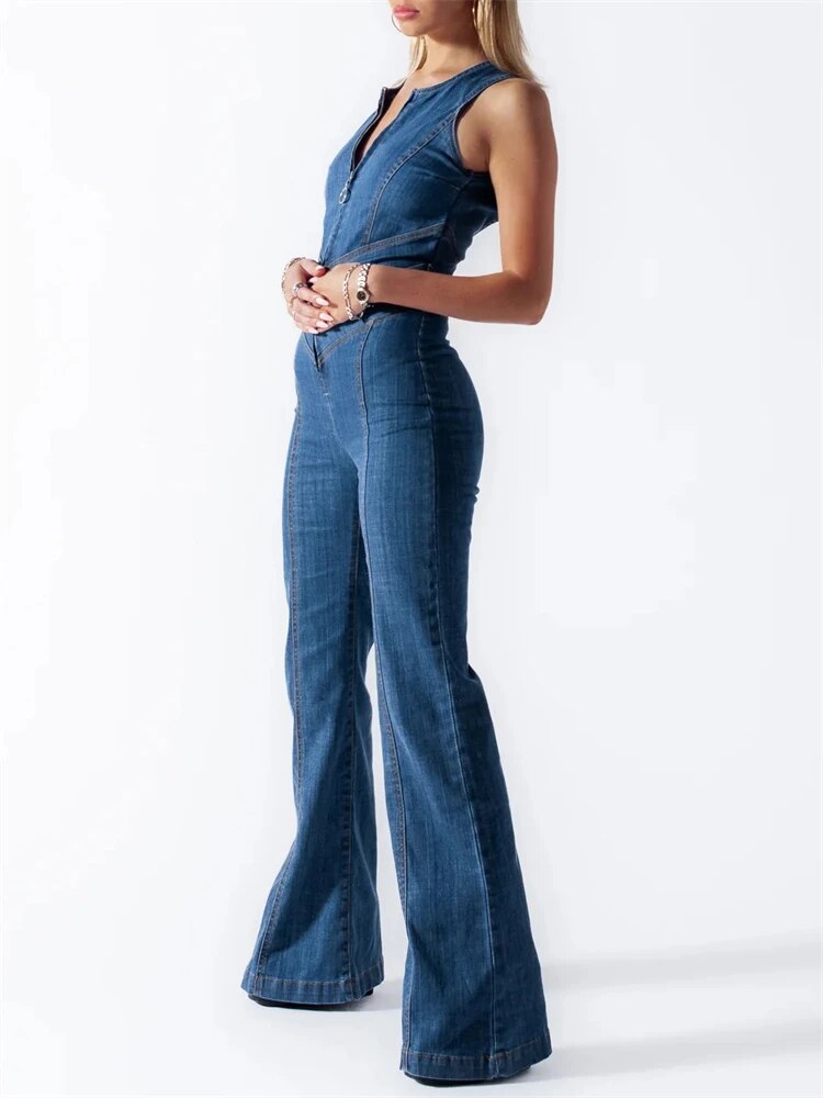 Paola - Tuta in Denim Vintage