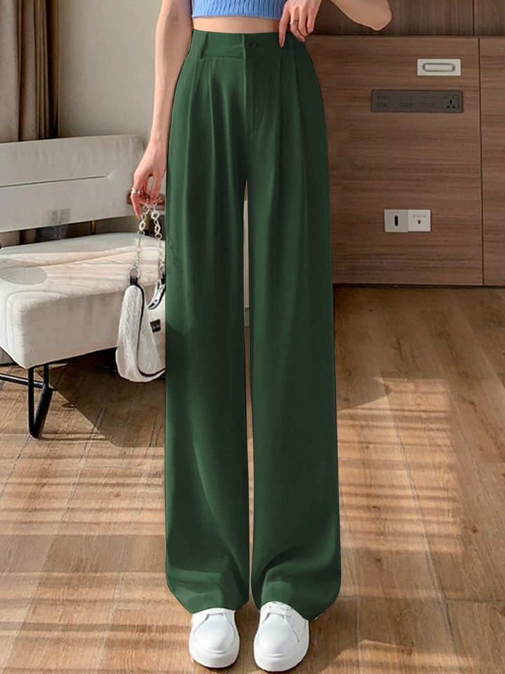 Emma - Pantaloni in Lino a Gamba Larga