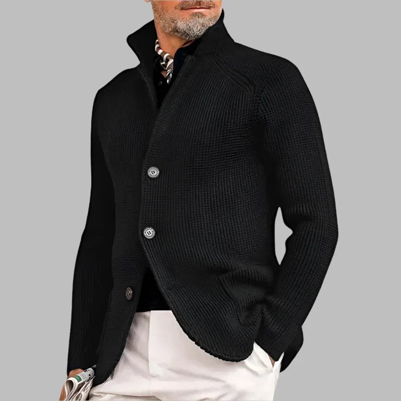 Enzo - Cardigan in lana a maglia