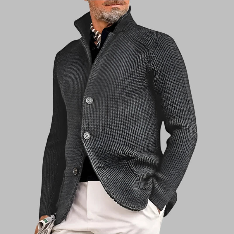 Enzo - Cardigan in lana a maglia
