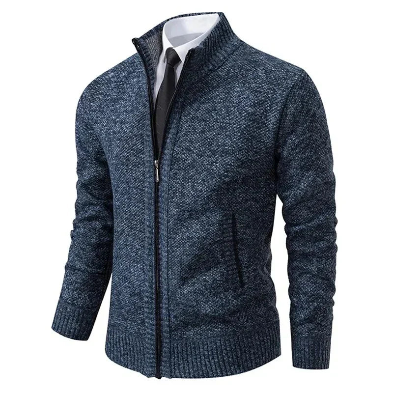 Fabio - Giacca Classica con Zip in Cotone