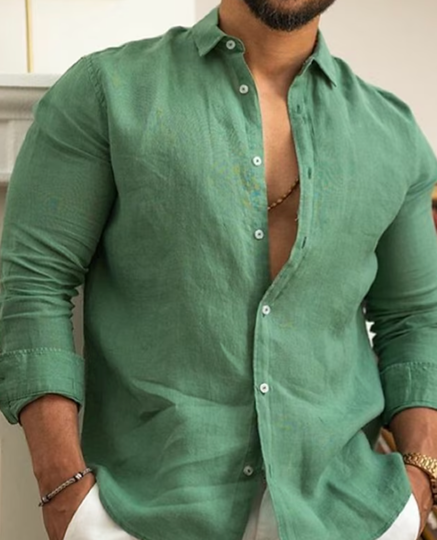 Carlo - Camicia in Lino Elegante