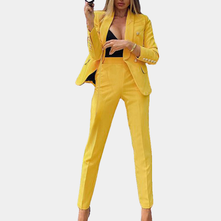Elegante set da donna in lana