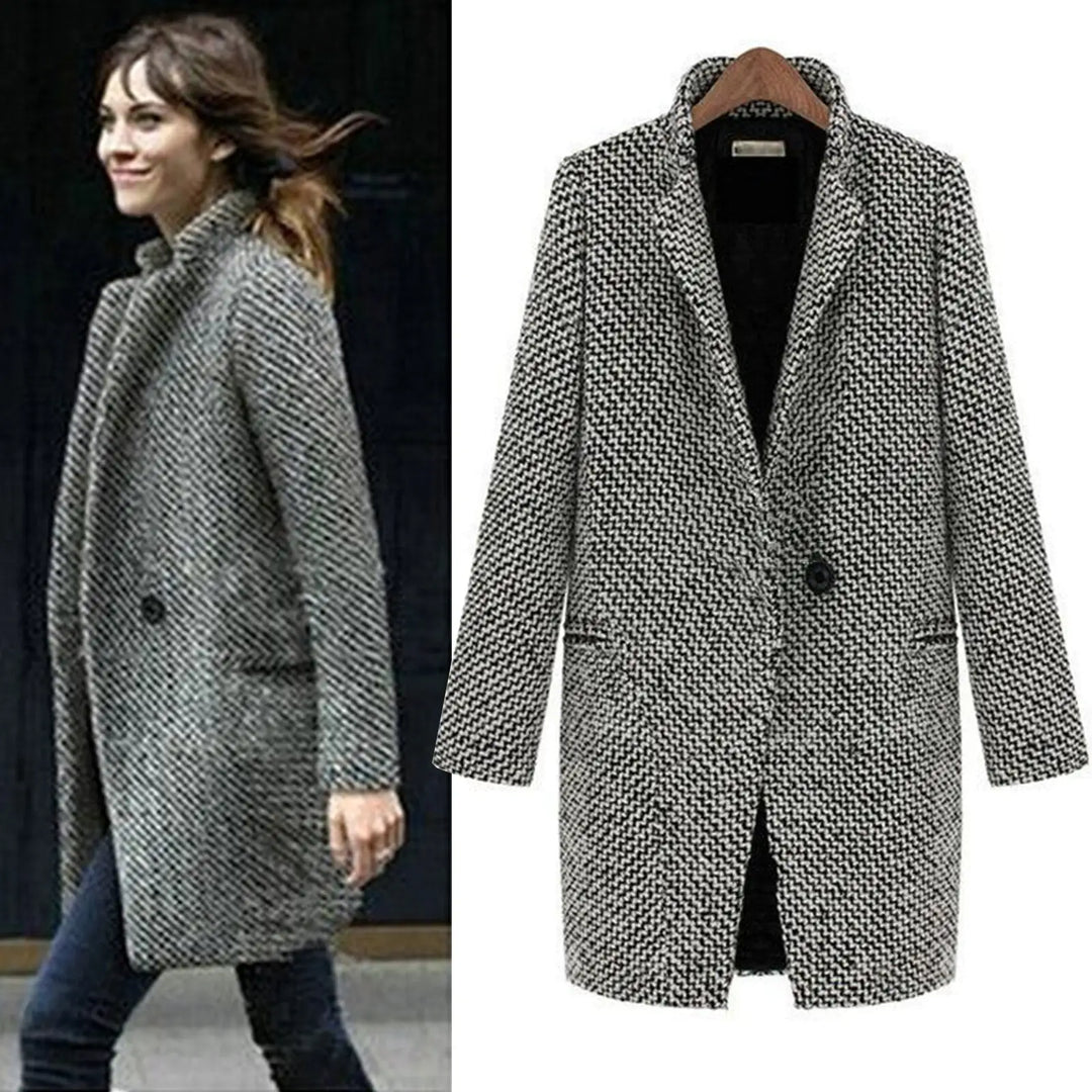 Anna - Cappotto Midi Lungo in Lana