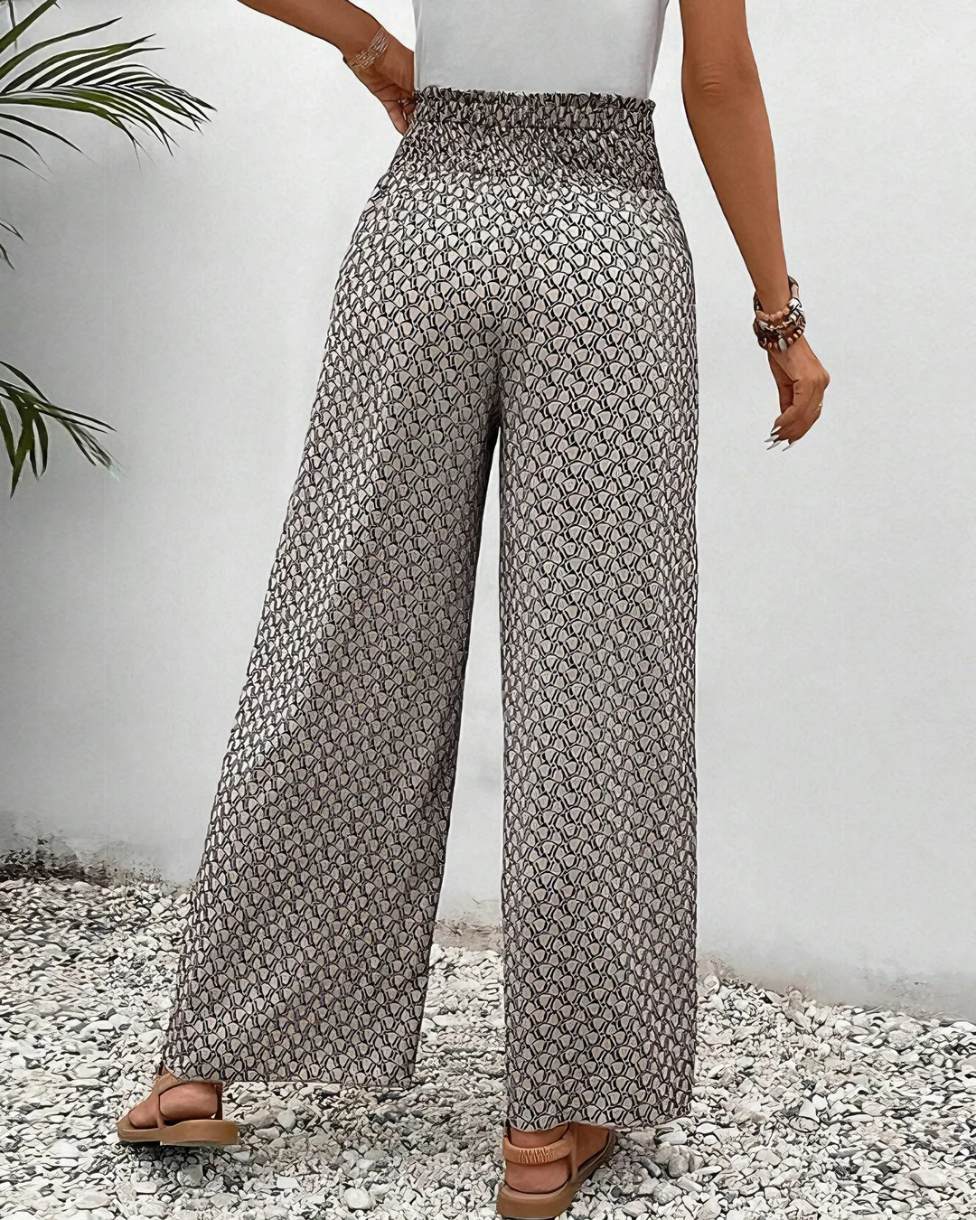 Tessa - Pantaloni Eleganti a Gamba Larga