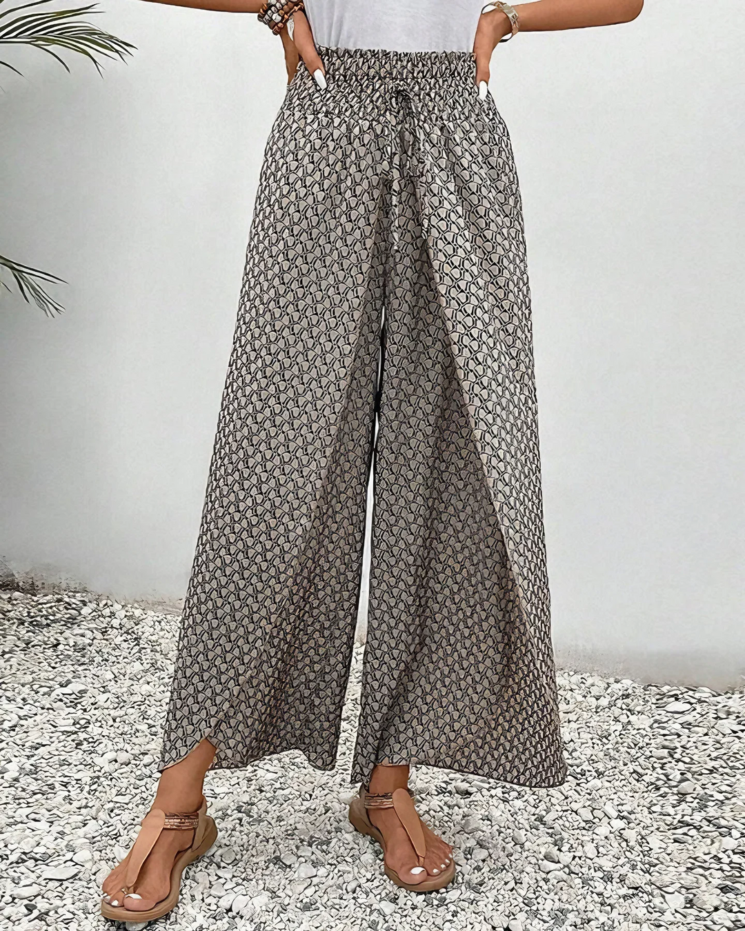 Tessa - Pantaloni Eleganti a Gamba Larga