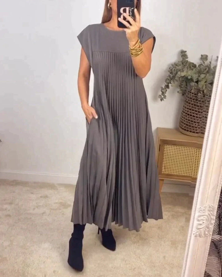 Eleonora - Vestito Senza Maniche con Pieghe