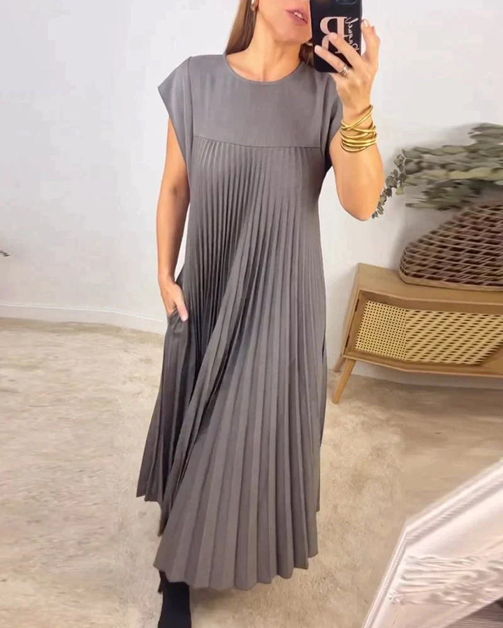 Eleonora - Vestito Senza Maniche con Pieghe
