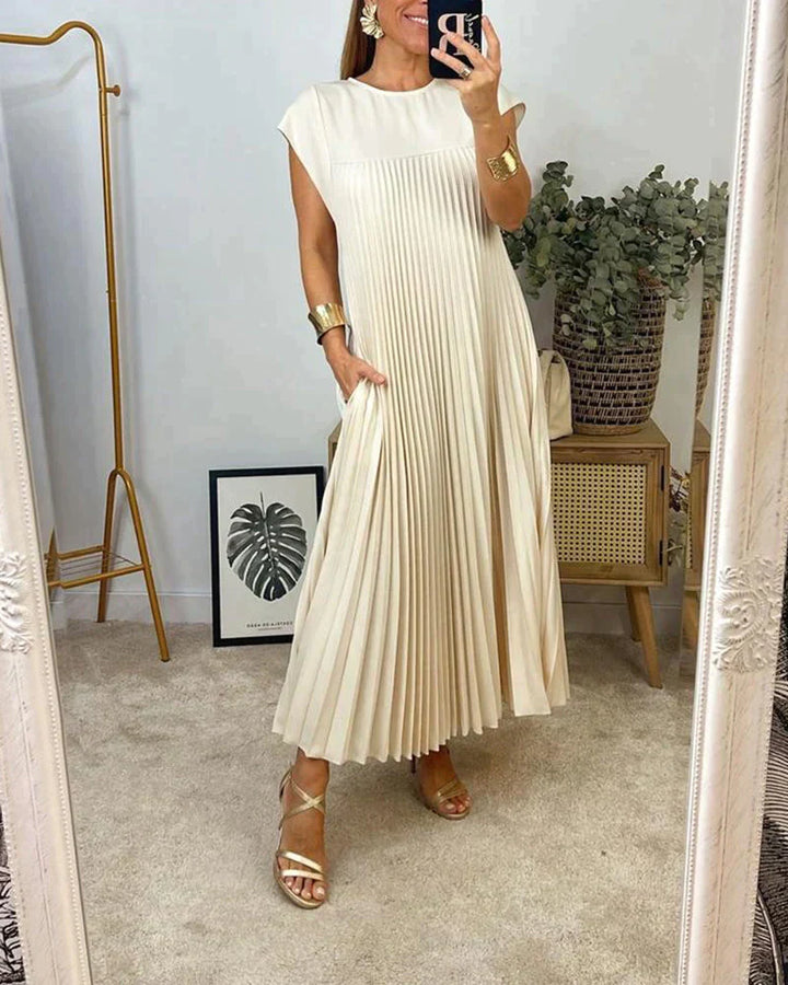 Eleonora - Vestito Senza Maniche con Pieghe