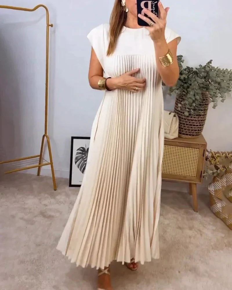 Eleonora - Vestito Senza Maniche con Pieghe