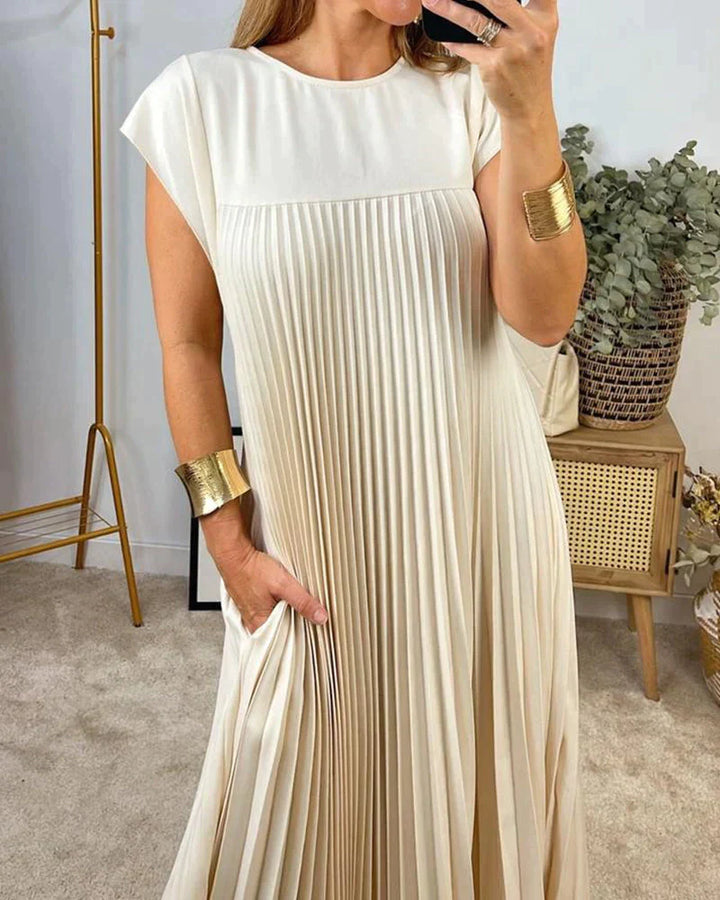 Eleonora - Vestito Senza Maniche con Pieghe
