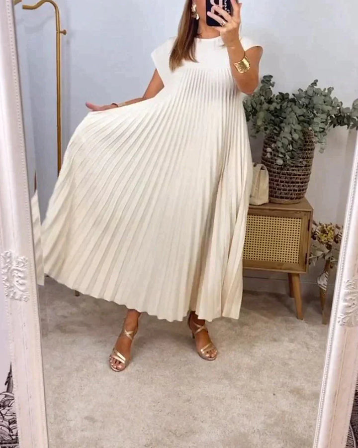 Eleonora - Vestito Senza Maniche con Pieghe