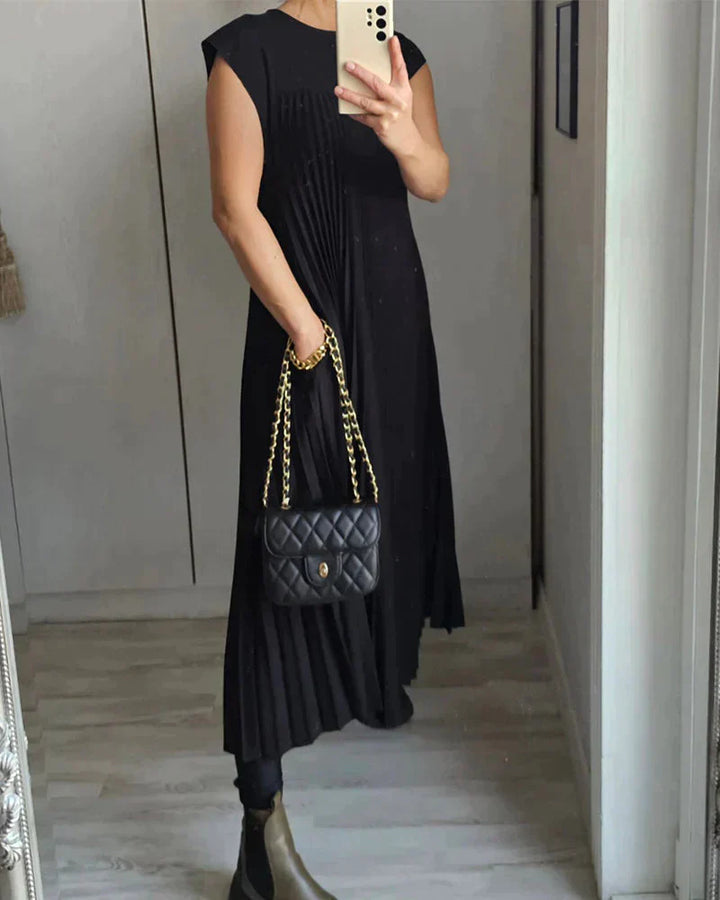 Eleonora - Vestito Senza Maniche con Pieghe