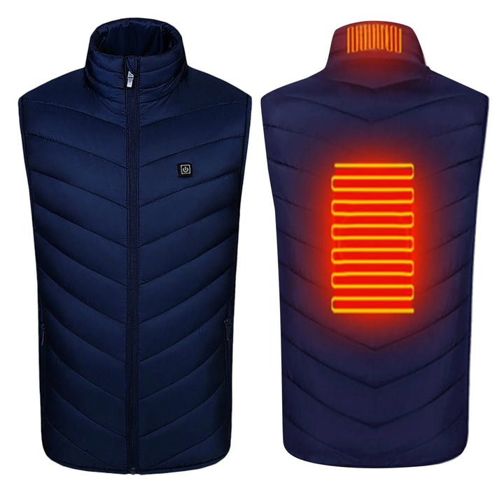 Franco - Gilet Slim Riscaldato con Fodera in Pile