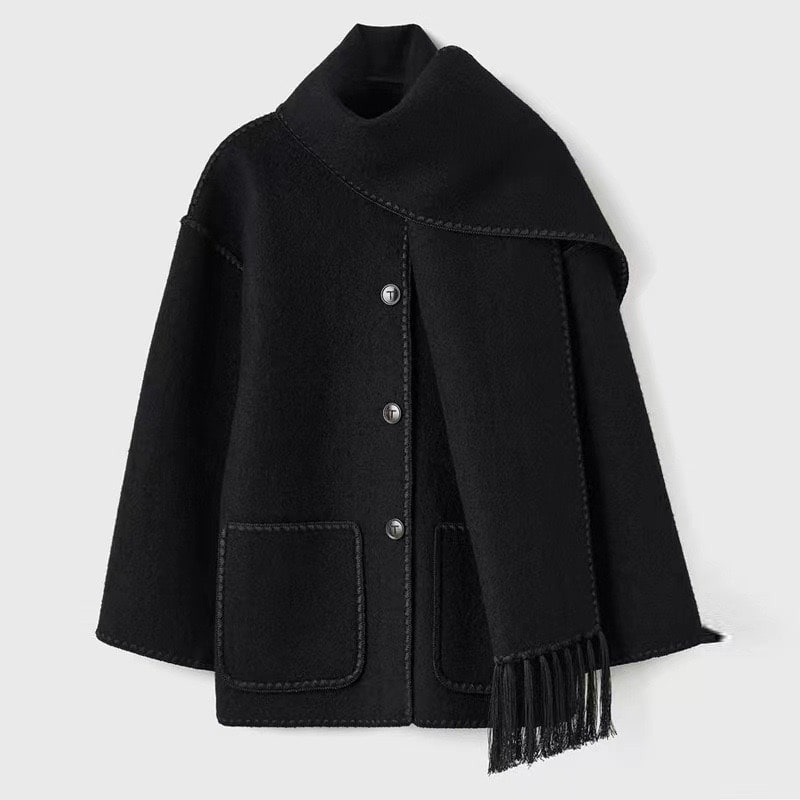 Anna - Giacca in Lana Confortevole con Cappotto