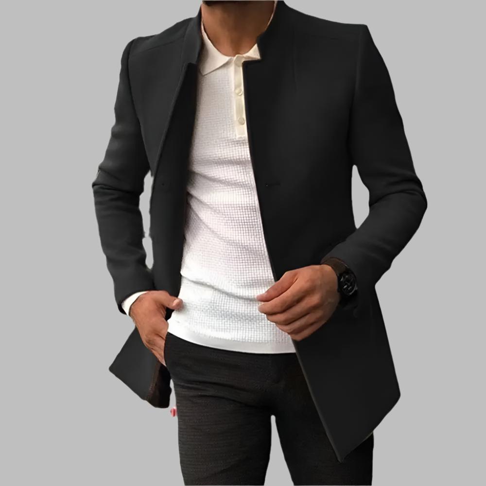 Elegant wool coat for men