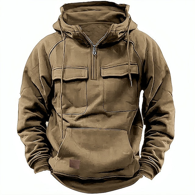 Marco - Maglione in Morbida Lana per Inverno con Zip