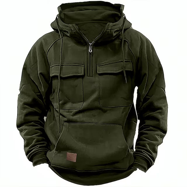 Marco - Maglione in Morbida Lana per Inverno con Zip