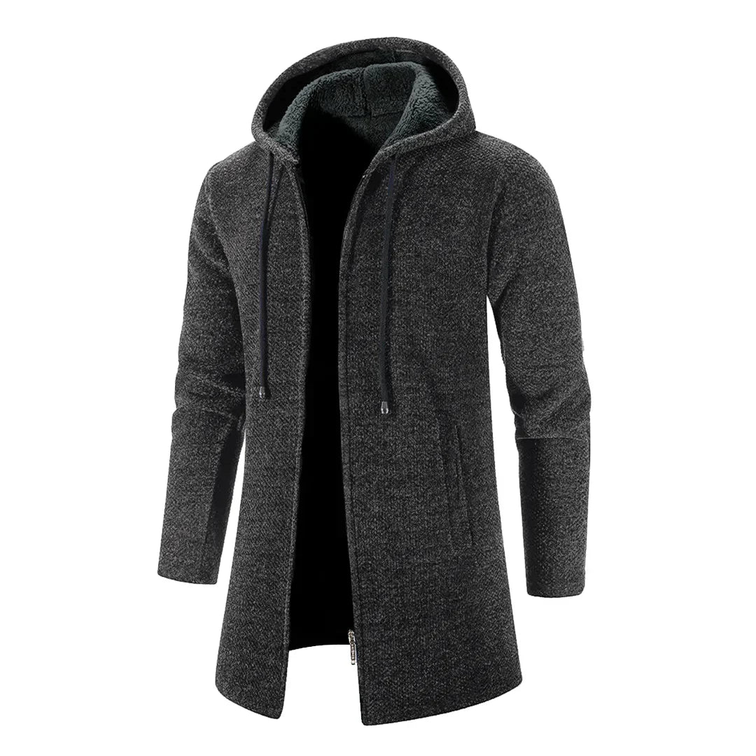 Marco - Giacca con Cappuccio in Cotone Premium