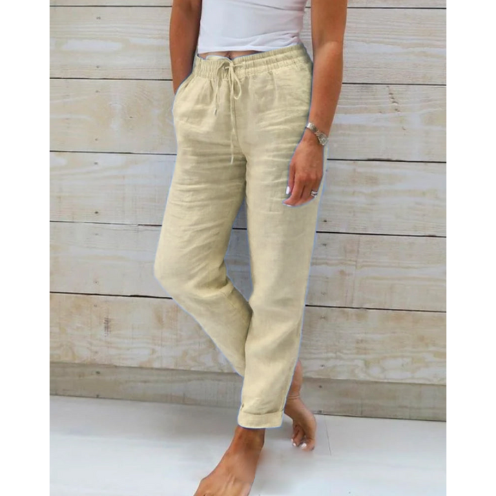 Confortevoli Pantaloni in Lino