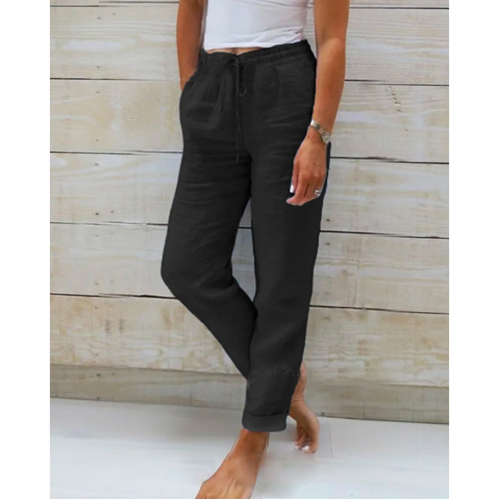 Confortevoli Pantaloni in Lino