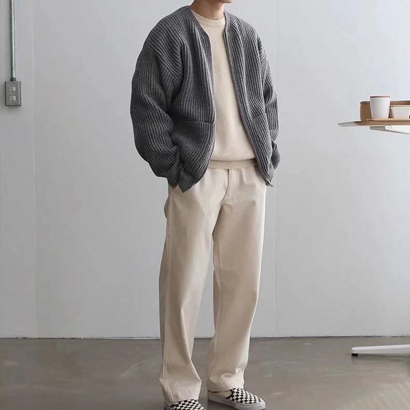 Sergio - Cardigan in lana a maglia