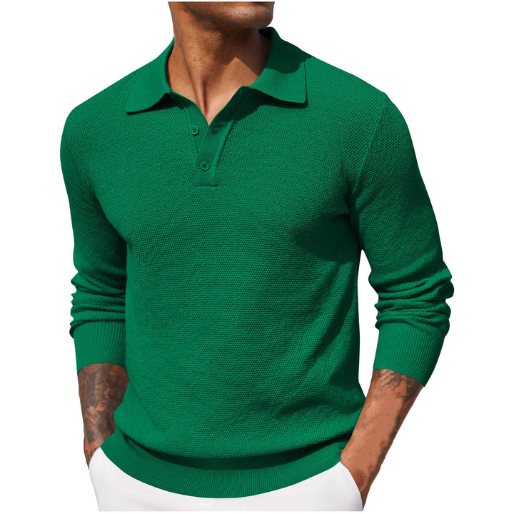 Carlo - Polo in Piqué Mistone di Lino da Uomo