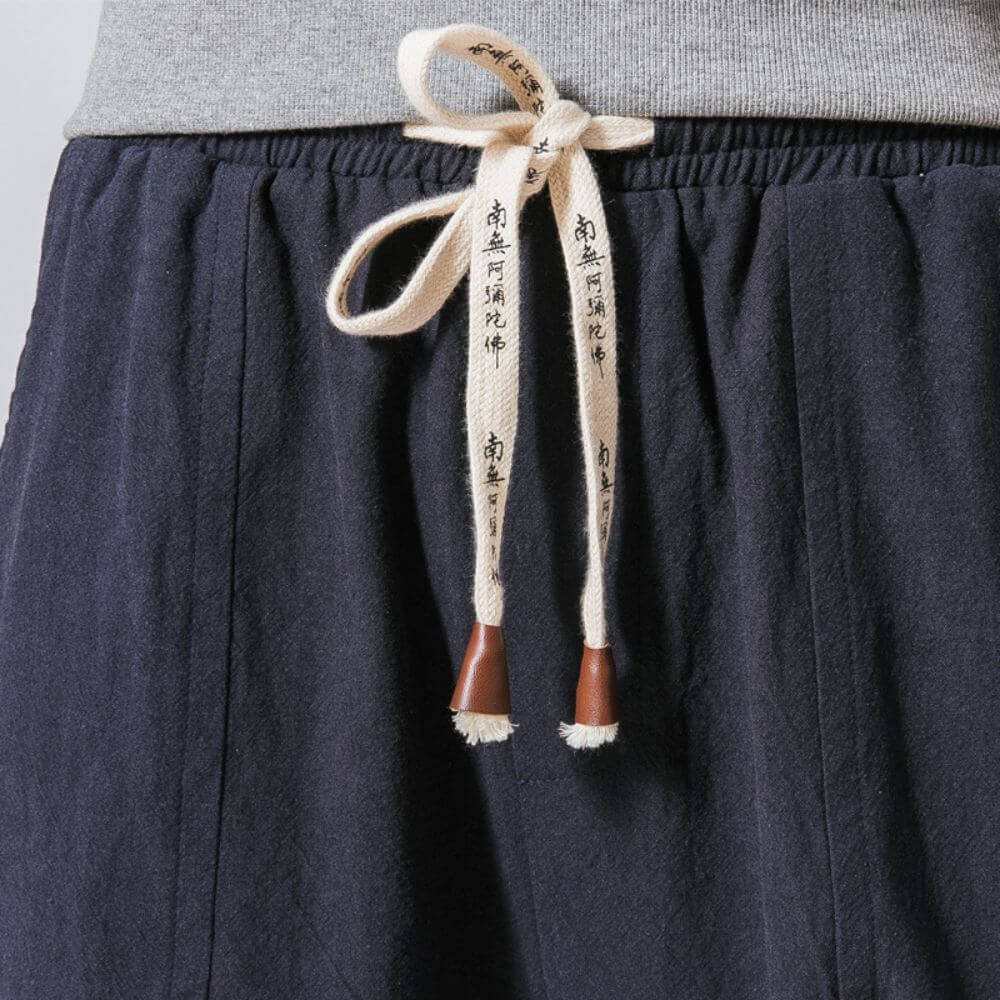 Enzo - Pantaloni Harem Comodi in Cotone