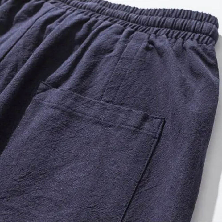 Enzo - Pantaloni Harem Comodi in Cotone