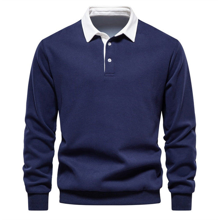 Lino - Maglione Premium in Cotone con Colletto