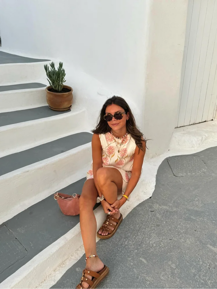 Vanna - Mini Abito Elegante con Fiori